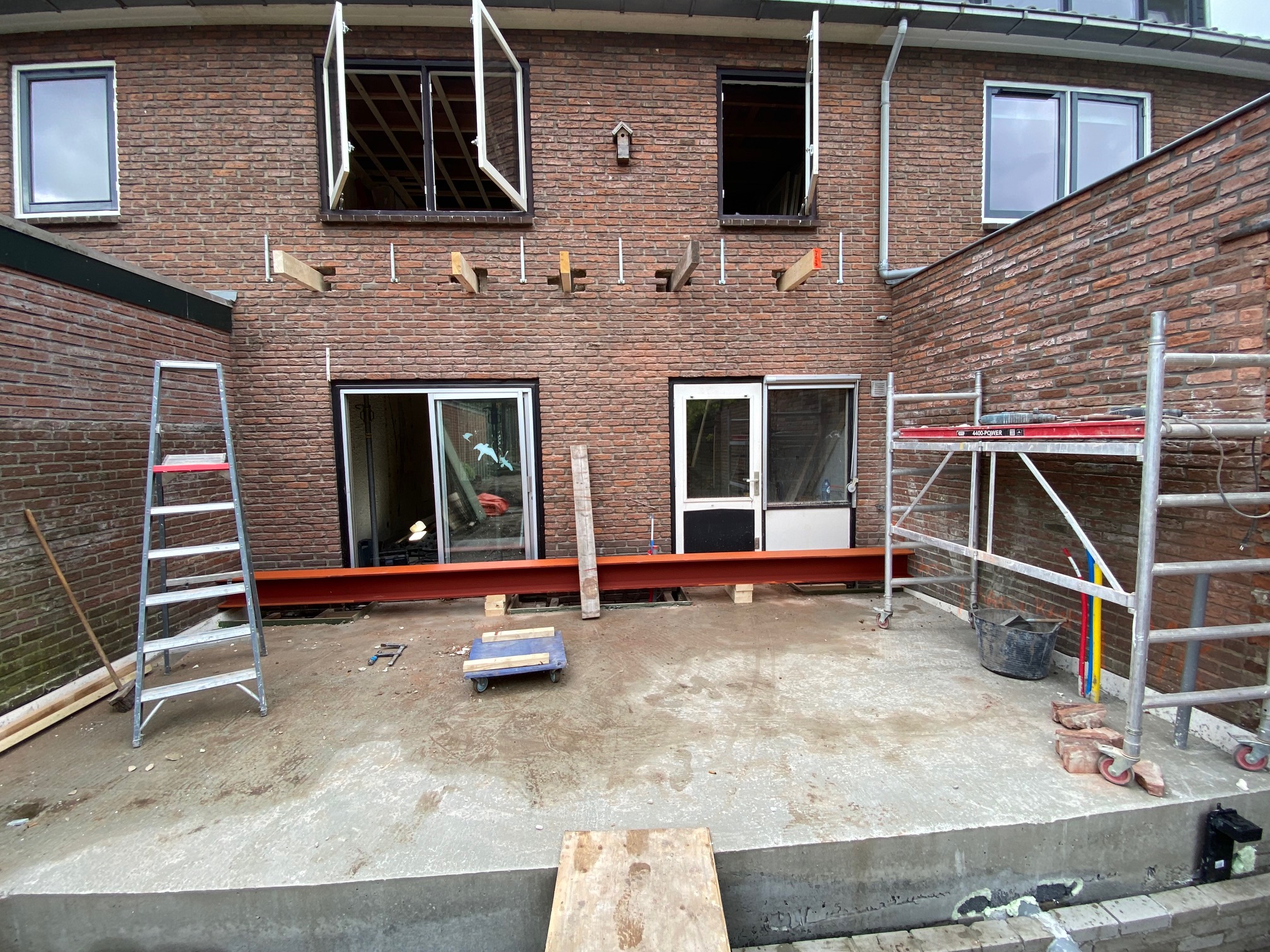 Uitbouw woning Huizen